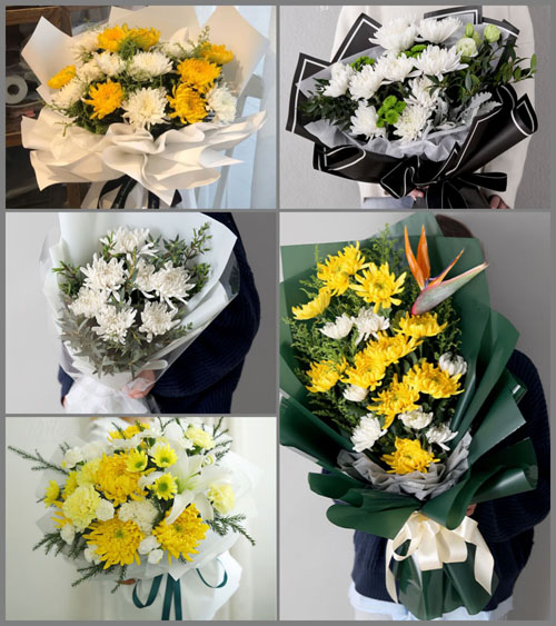 江苏泰州靖江市季市镇星光村白事花束代送